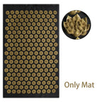 Tapis d'acupression ocre seul, sans coussin — visuel fournisseur à retirer car il ne correspond pas au pack